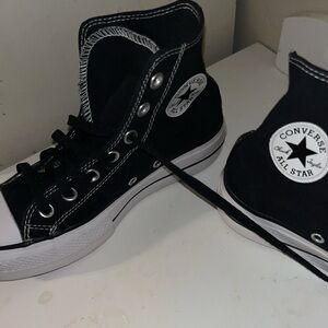 Converse Black and White Sneakers Classic Canvas Style